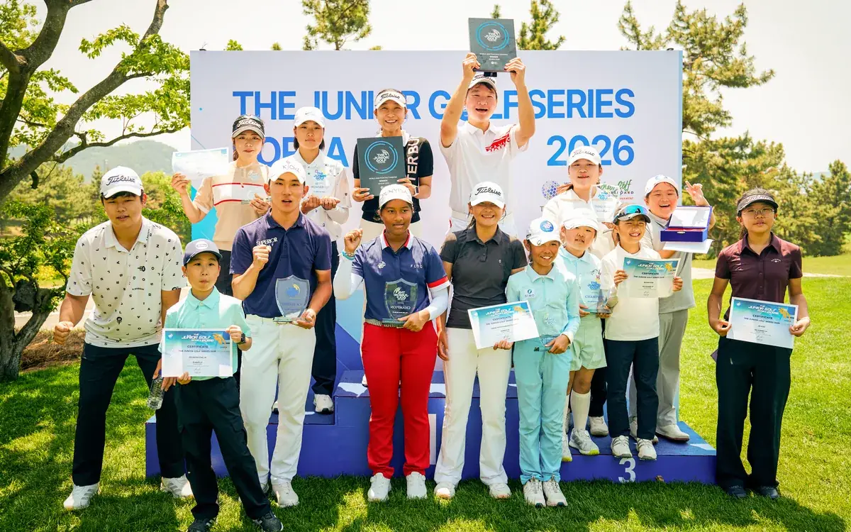 The Junior Golf Series Korea 2026 award ceremony